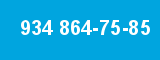 934 864-75-85 934 864-75-85